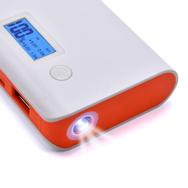 Внешний аккумулятор power Bank 10000 мАч двойной usb портативное зарядное устройство