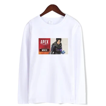 

Apex Legends Game hero New hot T-shirt Long sleeve t-shirt letter printing trend T-shirt casual bottoming round neck shirt