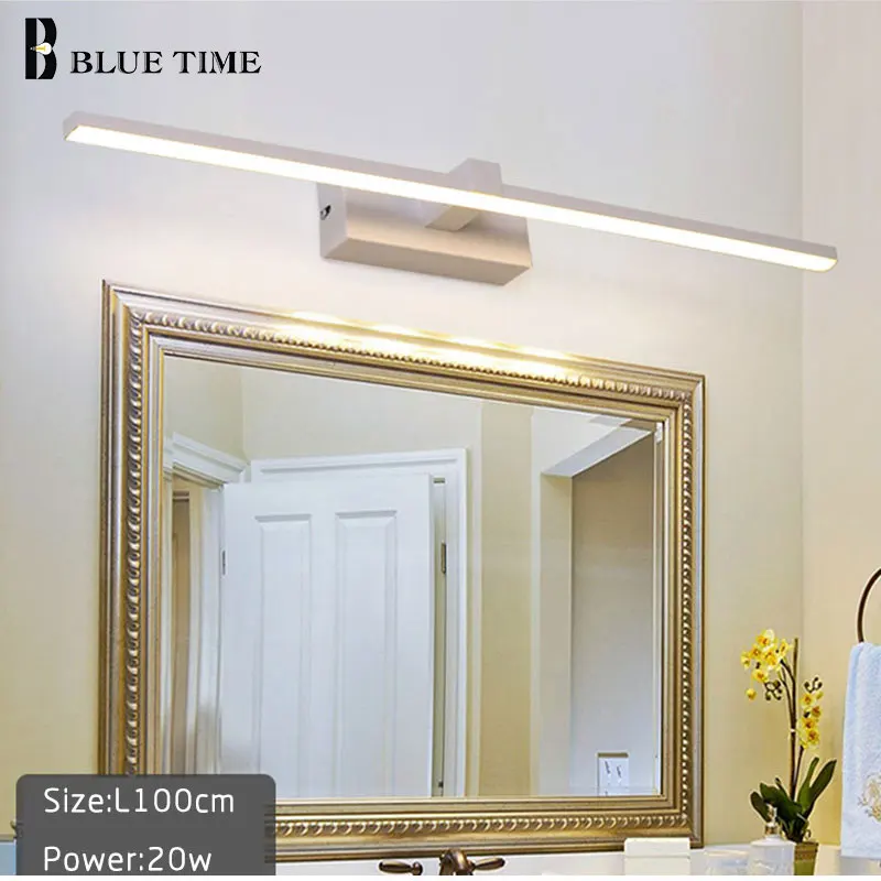 Billige Neue Design Mode LED Wand Lampen Für Bad Nacht Moderne Spiegel Front Licht Schwarz   Weiß Fertige LED Wand Lichter AC220V110V