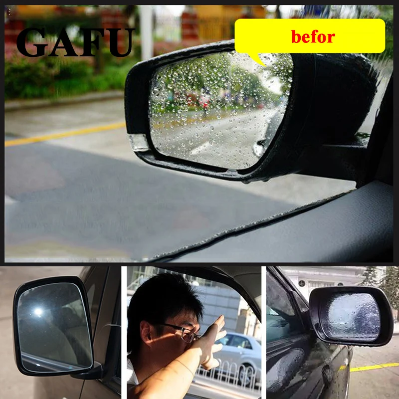 Для Mitsubishi Outlander ABS Chrom зеркало заднего вида козырек дождь брови крышка защитный козырек от солнца и дождя дефлектор 2 шт