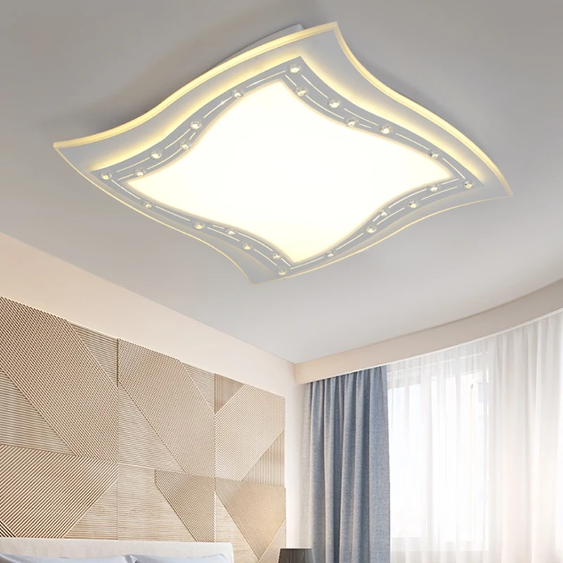 LANMOU Lampadario Floreale A Soffitto 5 Luci – Stile Classico Europeo, Verde E Bianco, Per Soggiorno E Sala Da Pranzo