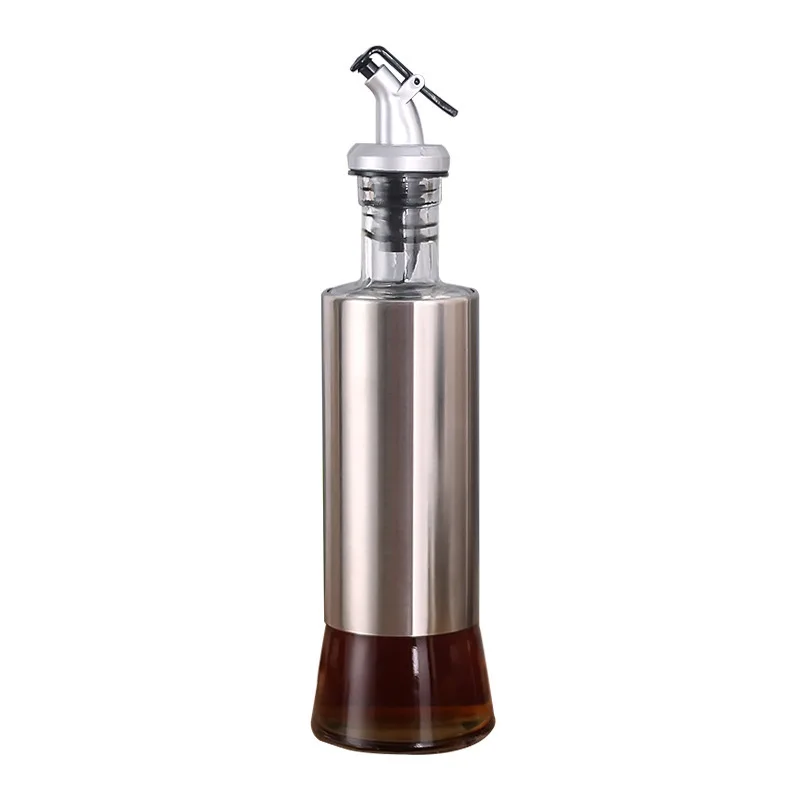 Новая кухонная бутылка приправы диспенсер стеклянная бутылка для хранения для масла уксуса кухонные инструменты аксессуары - Цвет: 350ml