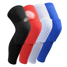 2016 Basketball knee pads Adult kneepap Football knee brace support Leg Sleeve knee Protector Calf compression knee Sport Safety