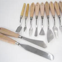 Палитра масла смешивания скребок нож текстура краски er краски инструмент художника искусства рисования шпатель ящик акварельный студенческий пигмент