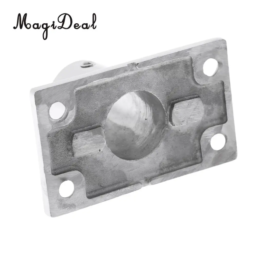 4x Marine Boat Hand Rail Fitting 90 Deg 7/8' Stanchion Base Marine Stainless Steel for  Kayak Canoe Boat Dinghy Accessories