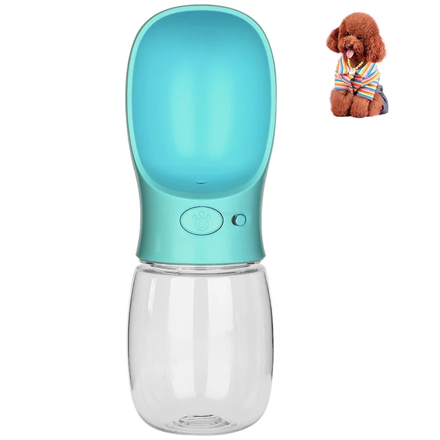 High Quality Portable 350ML Travel Water Feeder Pets Dogs Feeding Bottle Leakproof Outdoor Dog Pets Drinking Water Bottle