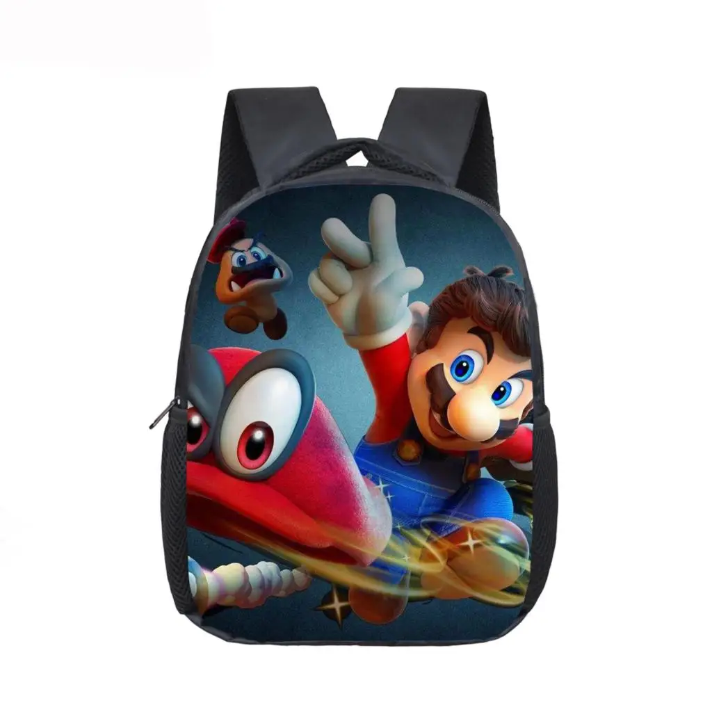 Горячая Распродажа, рюкзак Super Mario Bros Sonics, Детская сумка, красивая сумка с принтом Mario Sonic, сумка для детского сада - Цвет: 30