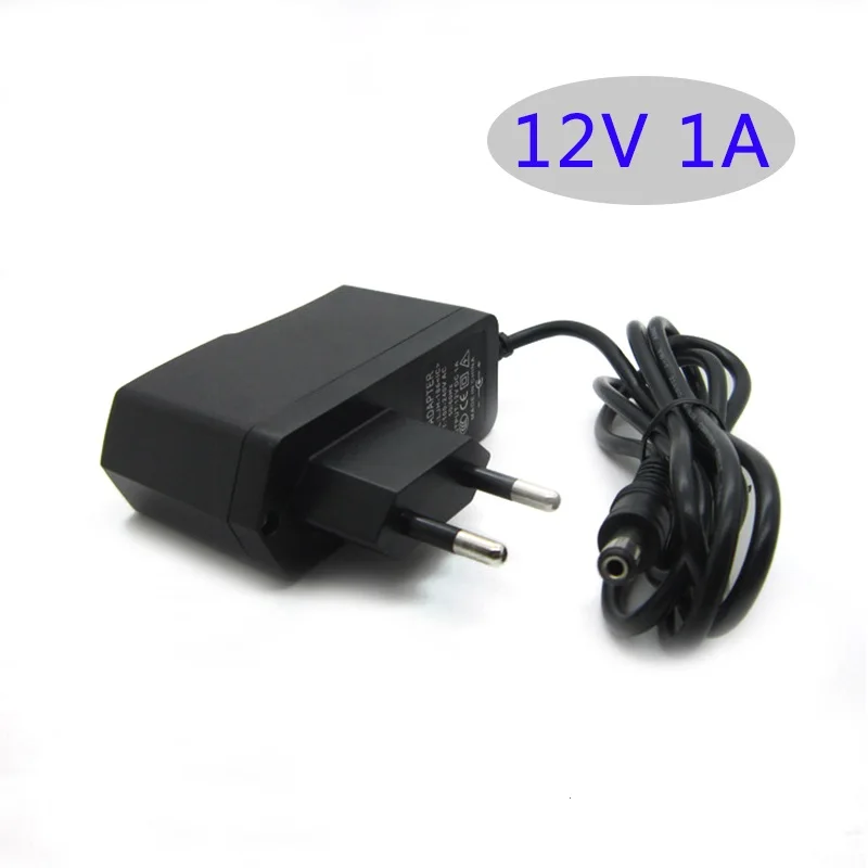 

Power Adapter switching power supply DC 12V 1A 12W Plastic case AU/EU/UK/US Plug LED driver wall-mounted with plug