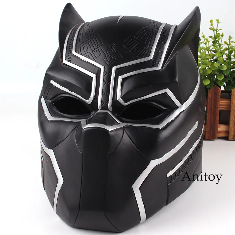 Marvel Comics Marvel Black Panther Action Figure Figurine Black Panther Helmet for Cosplay Toys 21cm цена Marvel Comics Marvel Black Panther Action Figure Figurine Black Panther Helmet for Cosplay Toys 21cm цены онлайн
