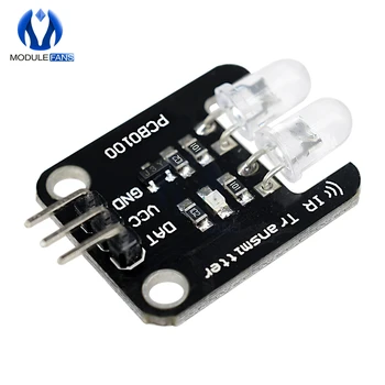 Blocchi elettronici a 2 canali Modulo trasmettitore a infrarossi bidirezionale Trasmettitore IR per scheda Arduino 2CH