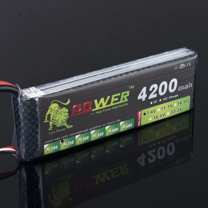 1pcs LION POWER 7.4V 4200mAh 25C 2S LiPo Battery With T Plug for RC Car Airplane Helicopter 7.4 V 4200 mah 2S Lipo Battery 1pcs LION POWER 7.4V 4200mAh 25C 2S LiPo Battery With T Plug for RC Car Airplane Helicopter 7.4 V 4200 mah 2S Lipo Battery