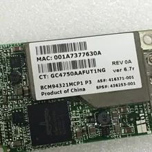 SSEA новая для Broadcom BCM4321 мини PCI-E WiFi беспроводная карта для hp Pavilion dv5000 dv8000 C300 C500 sps 436253-001
