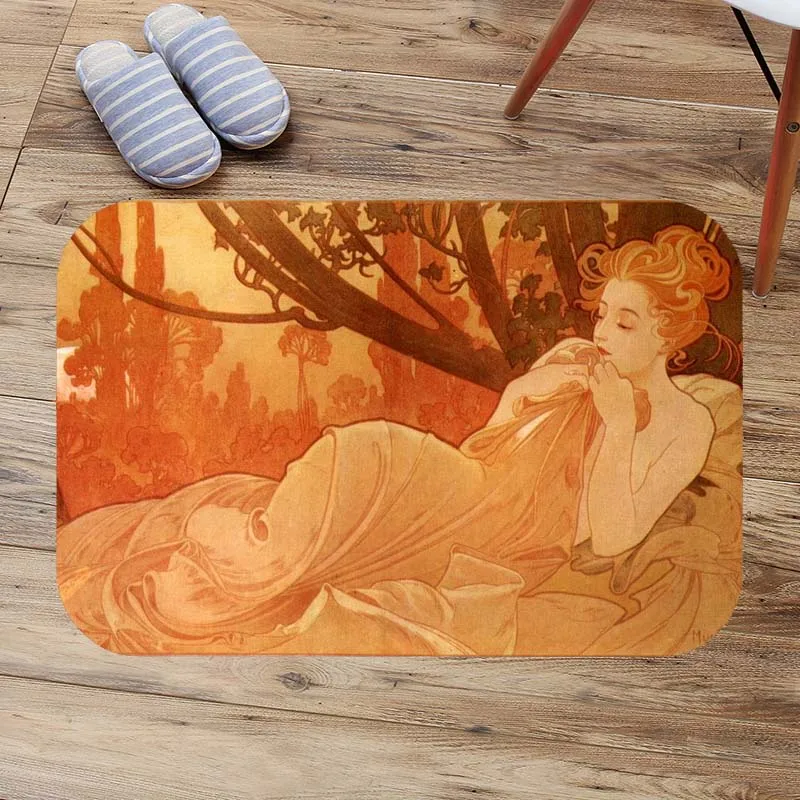 Противоскользящий коврик Alphonse для ванной комнаты с рисунком мухи Коралловый