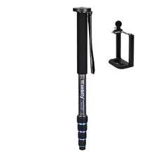 Manbily C-222 Carbon Fiber professional Monopod Camera Stabilizer Tripod For Canon Eos Nikon DSLR, Max:65″