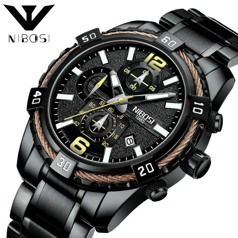 

Top Brand Mens Quartz Watches Luxury Sport Men Military Watch Calendar Big Dial 30m Waterproof Luminous Hands Man Wristwatches