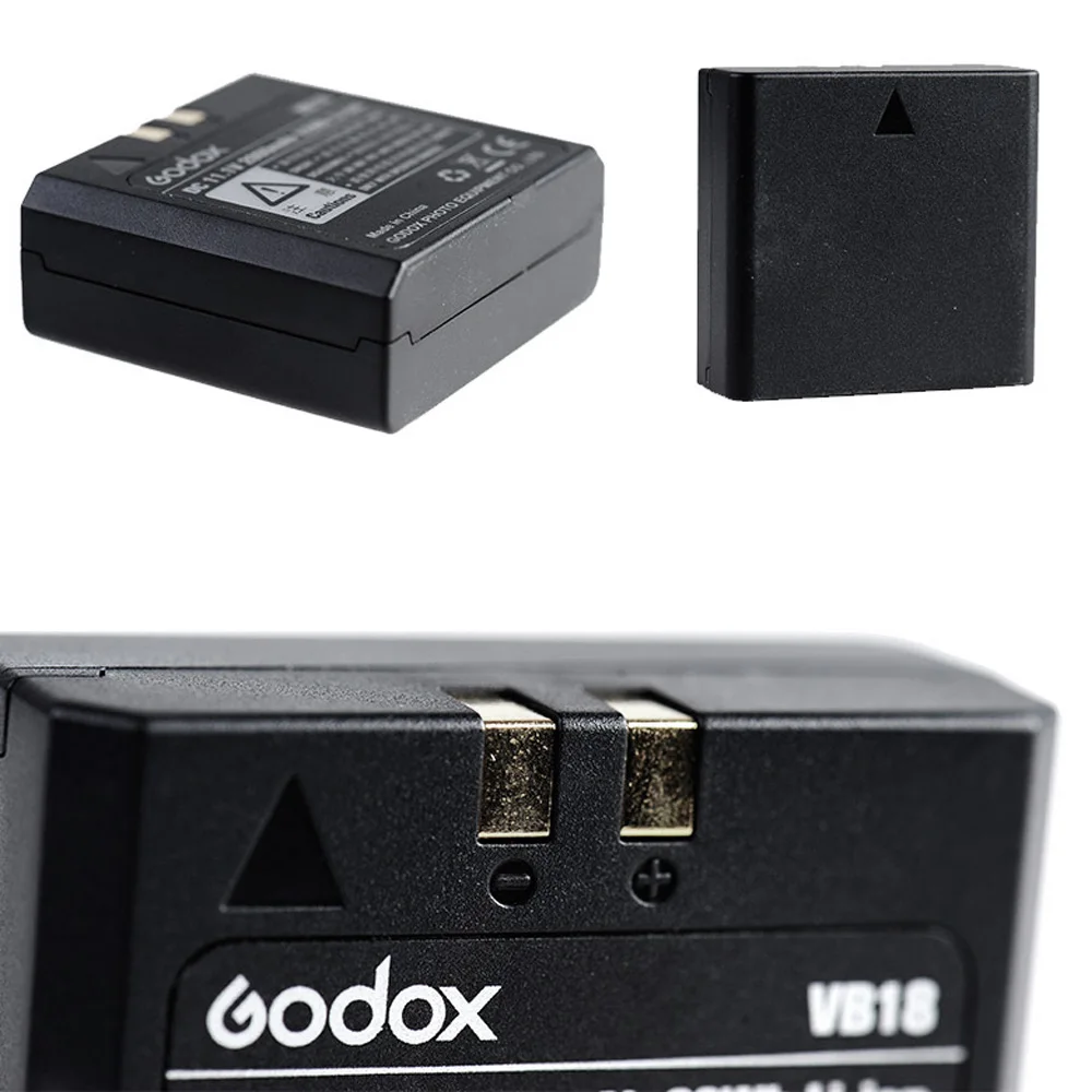 Литий ионный аккумулятор Godox VB18 DC 11 1 В 2000 мАч 22 Вт ч для Ving V850II|Фотовспышки| |