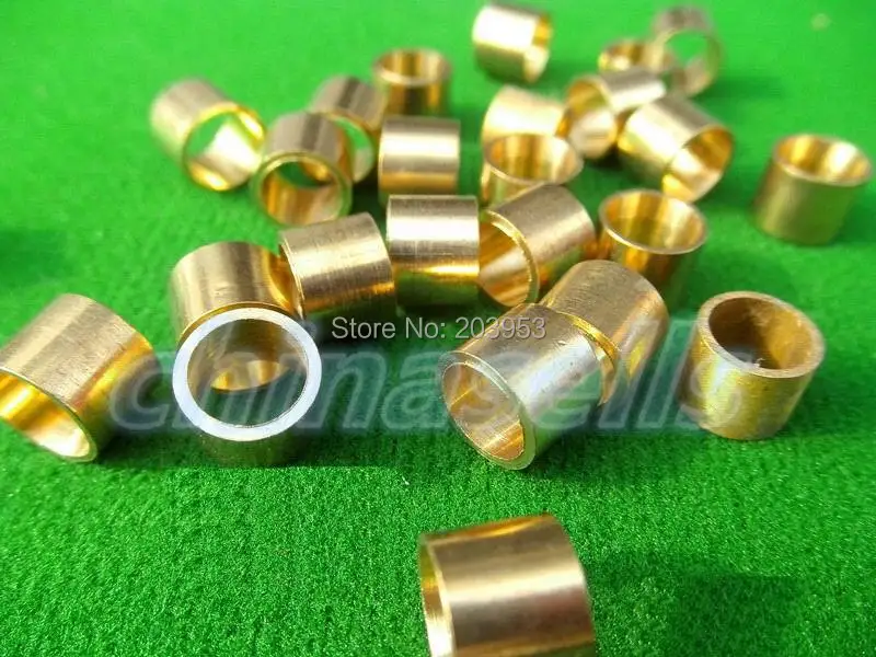 20pcs billiards snooker copper ferrule brass snooker pool cue ferrules