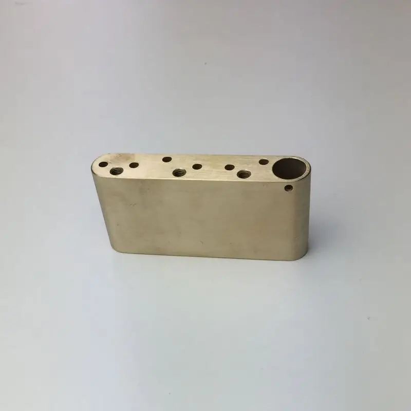 1 Pezzo Di Blocco In Ottone Ponticello Della Chitarra Per La Chitarra Elettrica Tremolo Bridge System Per Wilkinson Wv6, Wvp, Wvp6 Chitarra Ponte