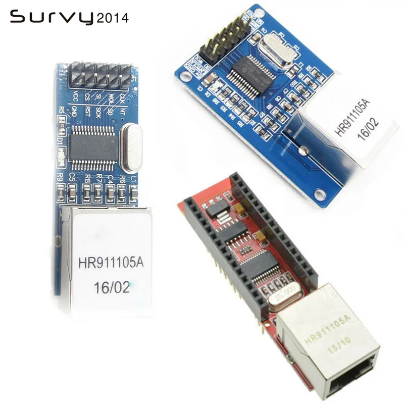 Сетевой модуль Mini/nano ENC28J60 Ethernet LAN для arduino 51 AVR SPI PIC STM32 LPC MCU | Электронные компоненты