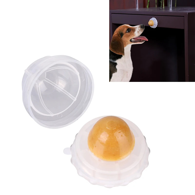 

Long Effect Edible Dog Sugar Ball Vitamin Snacks Candy Licking Solid Nutrition Energy Ball with Protective Cover Health Care Dog