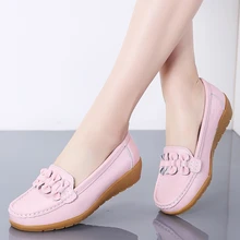 MIUBU Fashion Women Ballet Flats Shoes Genuine Leather Loafers Shoes Woman Slip-on Flats Ladies Shoes Heels Creepers moccasins MIUBU Fashion Women Ballet Flats Shoes Genuine Leather Loafers Shoes Woman Slip-on Flats Ladies Shoes Heels Creepers moccasins