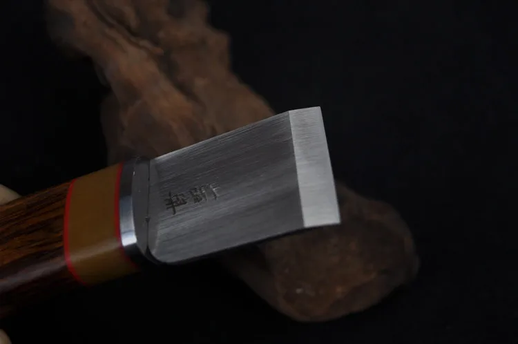 Японский стиль кожаный режущий инструмент DIY кожаный мешок резак