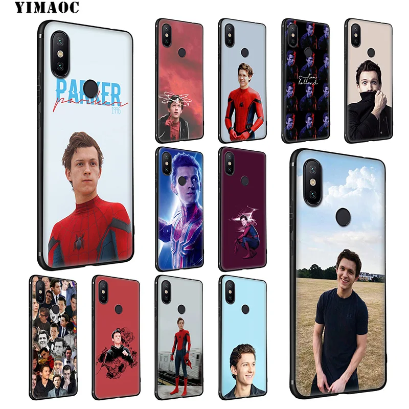 YIMAOC Tomholland Spiderman Soft Case for Xiaomi Mi 9T 9 8 Se 6 MAX 3 A1 A2 Lite MiA1 MiA2 CC9E CC9 6X 5X POCOPHONE F1 |