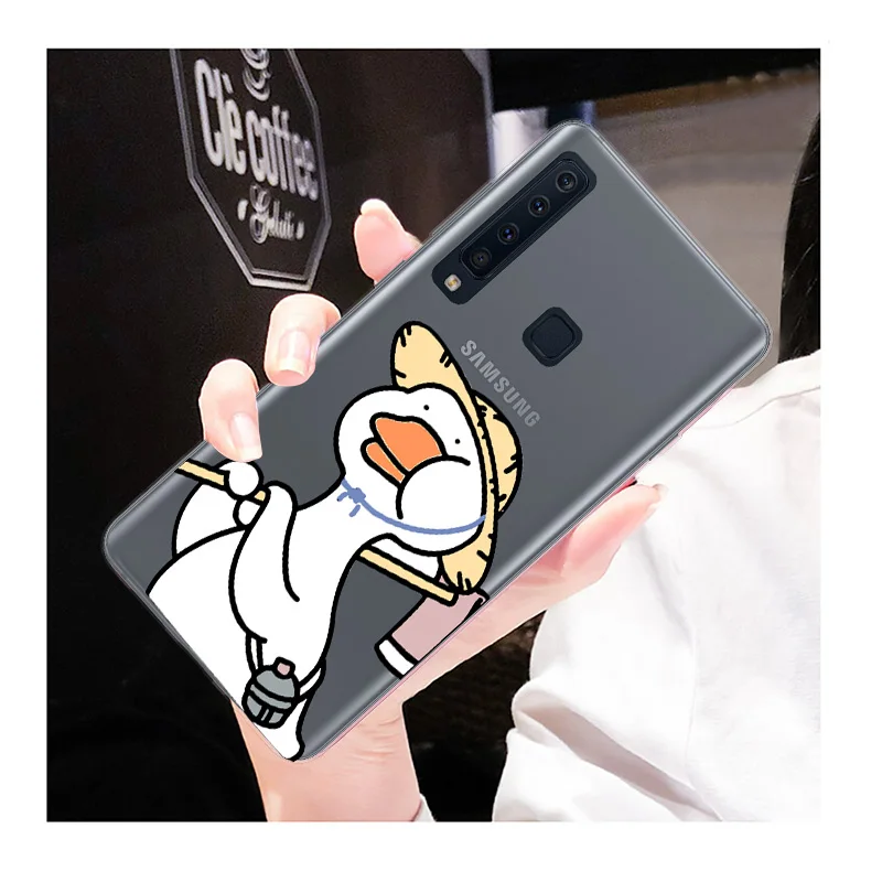 CinkeyPro милый чехол из ТПУ для samsung Galaxy A9 A9s A8 A8s A7 A6 A5 Plus Star 2018 мягкий прозрачный