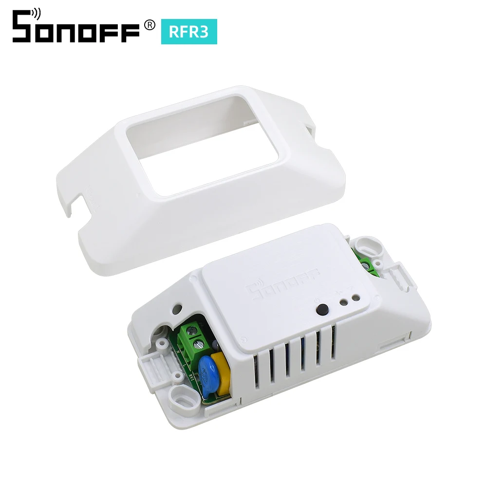 Sonoff RF R3 Умный дом WiFi беспроводной переключатель Smart RF управление RM 433 МГц пульт дистанционного управления ler 100-240 В для Ewelink Google Home Alexa