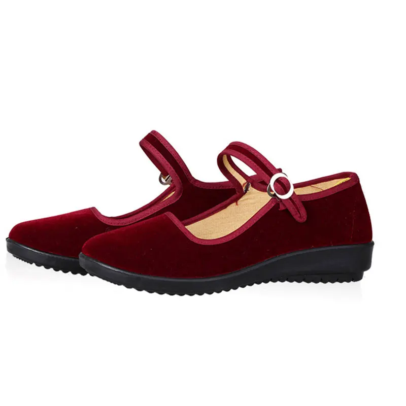 Spring Ladies Flats Ballerinas Mary Janes Casual Flat Platform Shoes Comfortable Slip On