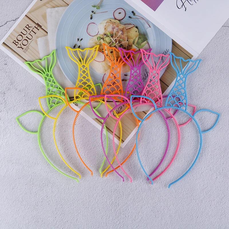 6pcs Mermaid Headband Boy Girl