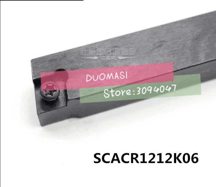 

SCACR1212K06 12*12MM Metal Lathe Cutting Tools Lathe Machine CNC Turning Tools External Turning Tool Holder S-Type SCACR/L