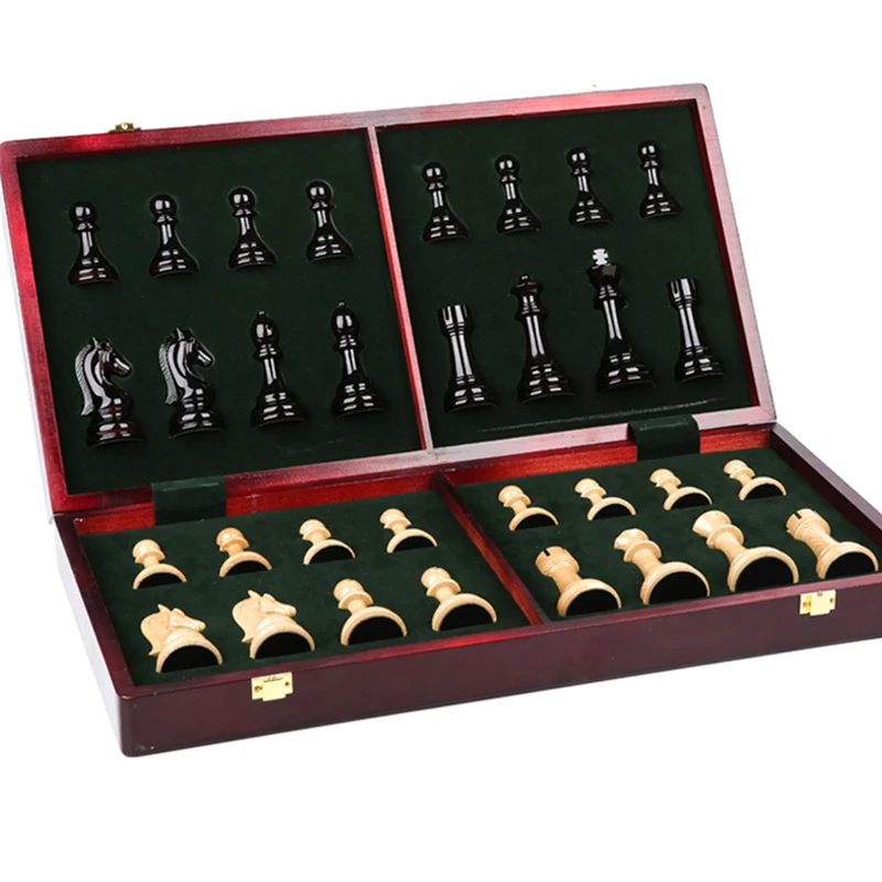 BSTFAMLY деревянный Шахматный набор Chessman Международная шахматная игра