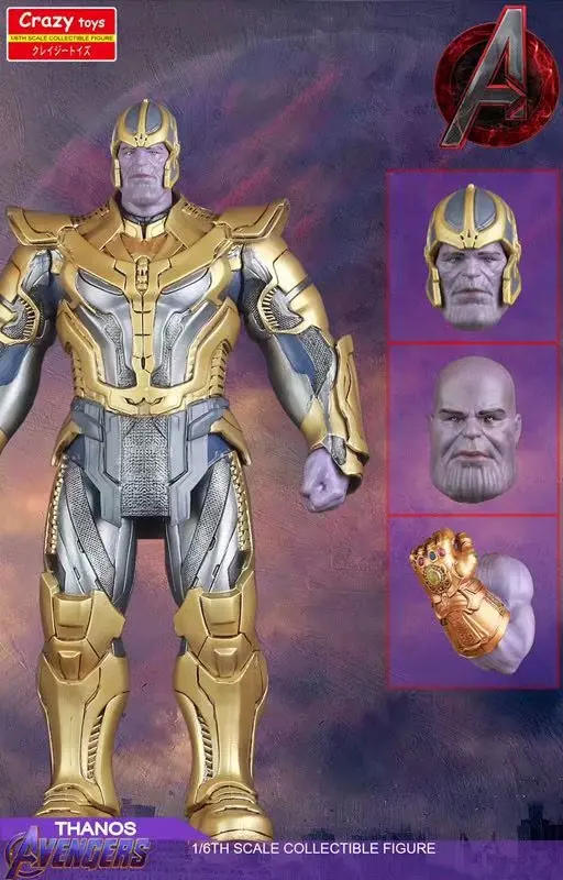 

Crazy toys The Avengers Thanos Model Action of PVC Collection Toys