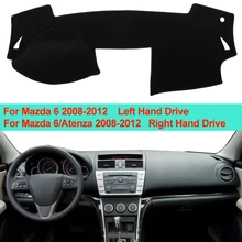 Автомобильная внутренняя панель приборов покрытие коврик подушка для мазда6 Mazda 6/Atenza 2008 2009 2010 2011 2012 дашмат солнцезащитный козырек