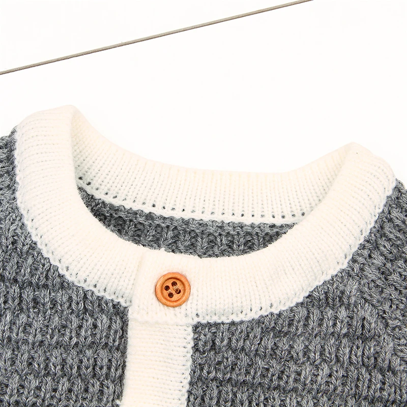 CieiK Baby Clothes Boy Girl Spring Romper+Hat 2 pcslot 2018 Knitted Jumpsuit Newborn Costume Warm Overall Infant Winter Outwear (36)
