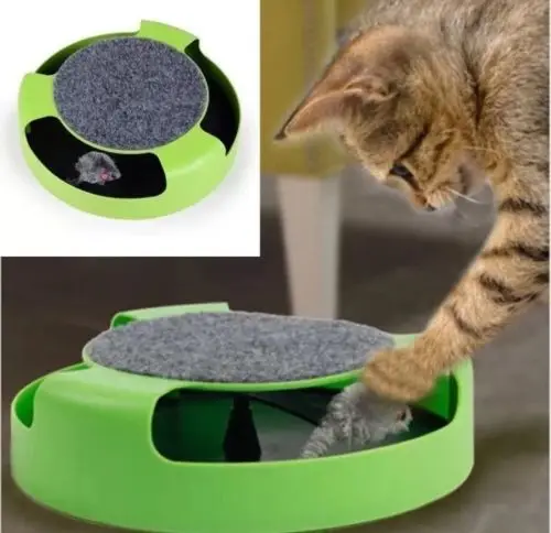 Pet Cat Kitten Catch The Mouse Moving Plush Toy Scratching Claw Care Mat Play Training Funny Toys Pet Cat Kitten Catch The Mouse Moving Plush Toy Scratching Claw Care Mat Play Training Funny Toys