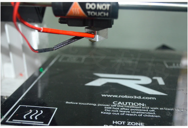 1,75 мм высокотемпературный шестигранный AO 3d принтер все металлические Hotend 0,4 мм сопло для DIY Lulzbot 3 D принтера