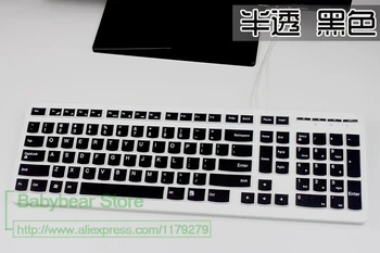 

Silicone Keyboard Cover For Lenovo Business PC computer Desktop PC keyboard protector skin C440 C445 C355 KU1153 KB4721 K5819