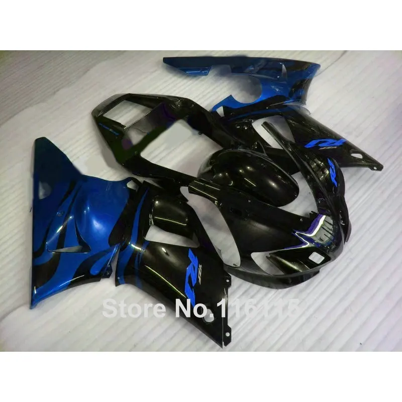 MOTOMARTS Full injection Lowest price ABS fairings set for YAMAHA R1 1998 1999 model blue black kits YZF 98 99 fairing kit 50 | Автомобили