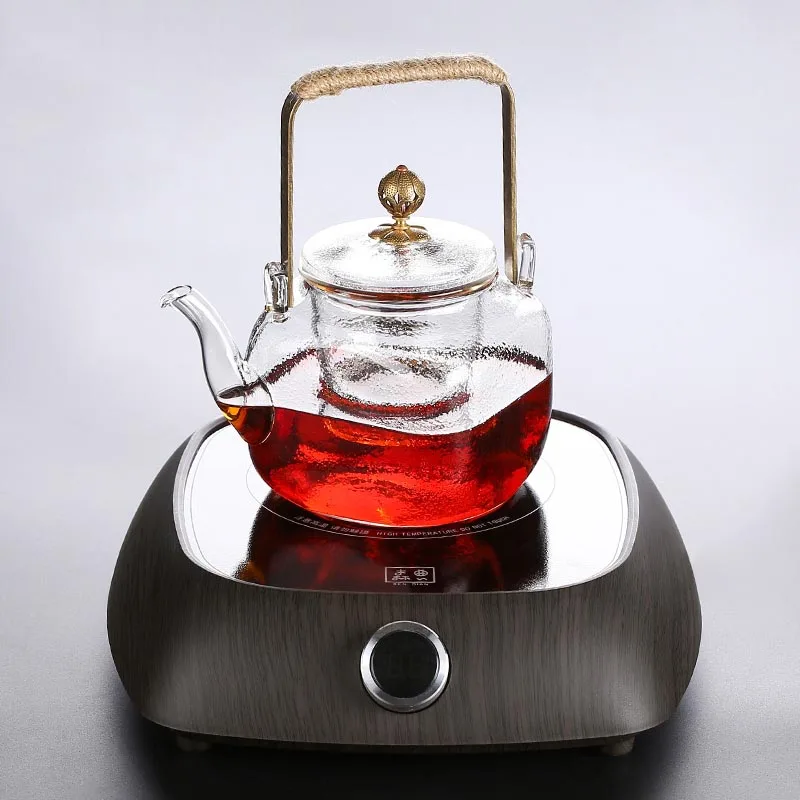 220 V японский ПК керамический электрический нагреватель термостойкий стеклянный чайник/Китайский кунг-фу чайный сервиз аксессуары посуда для напитков плита