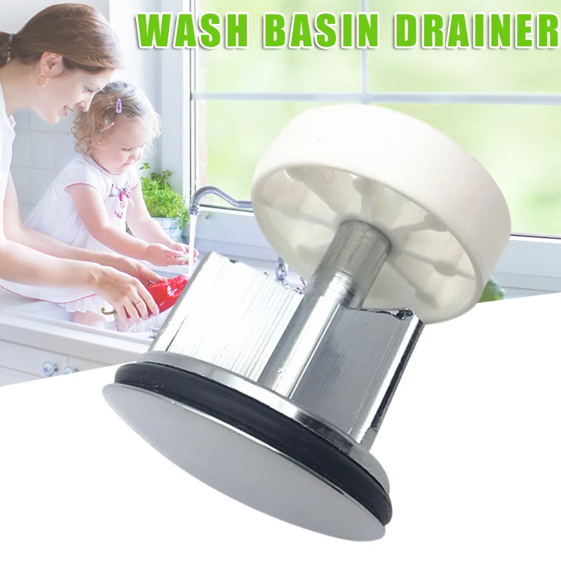 

Wash Basin Round Cover Stopper Button 38mm Popped Up Plug Sink Drain for Home Kitchen Bathtub MYDING