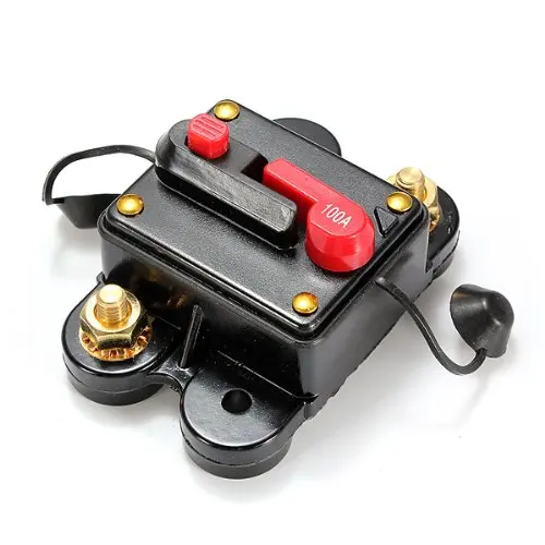 Best Offers SHGO Hot 12-24V DC amplifier fuse holder breaker 100A car kfz assurance Best Offers SHGO Hot 12-24V DC amplifier fuse holder breaker 100A car kfz assurance