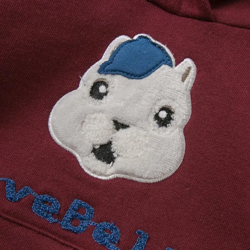 Dave bella/осенняя одежда с длинными рукавами для маленьких мальчиков; детская футболка с капюшоном; футболка высокого качества для мальчиков; Модные топы для детей; DBW8576