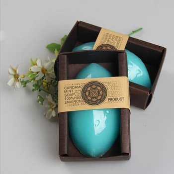 

Natural Plant flowers Essential Oil Soap Mint Handmade Soap Moisturizing Whitening Handmade Soap Skin Care