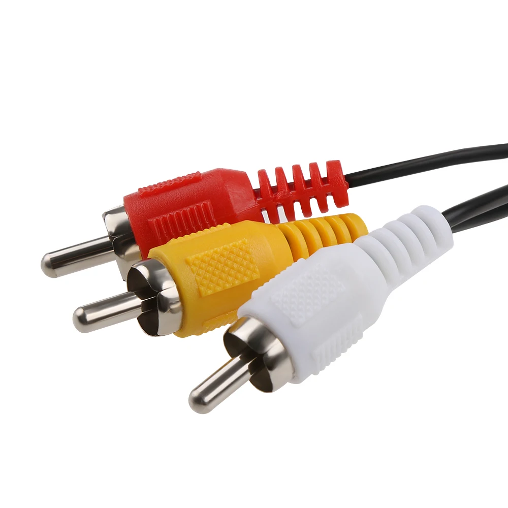 Tonbux 1 8 м 6 футов AV TV RCA видео шнур кабель для игрового куба N64 Аудио Видео A/V и 2 аудио