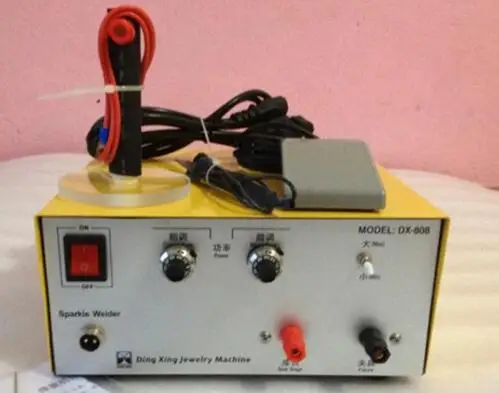 

DX-808 Pulse Spot Welder Gold Silver Platinum etc. Jewelry Welding Machine+Handheld Pulse spot welding handles