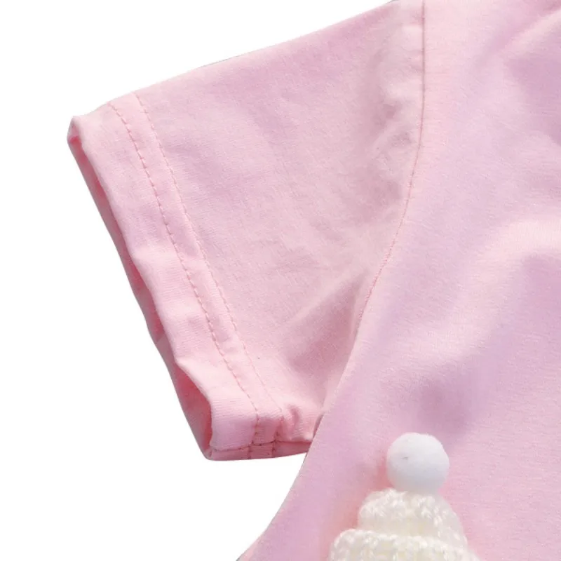 Летняя Детская Повседневная футболка с короткими рукавами и принтом смайлика