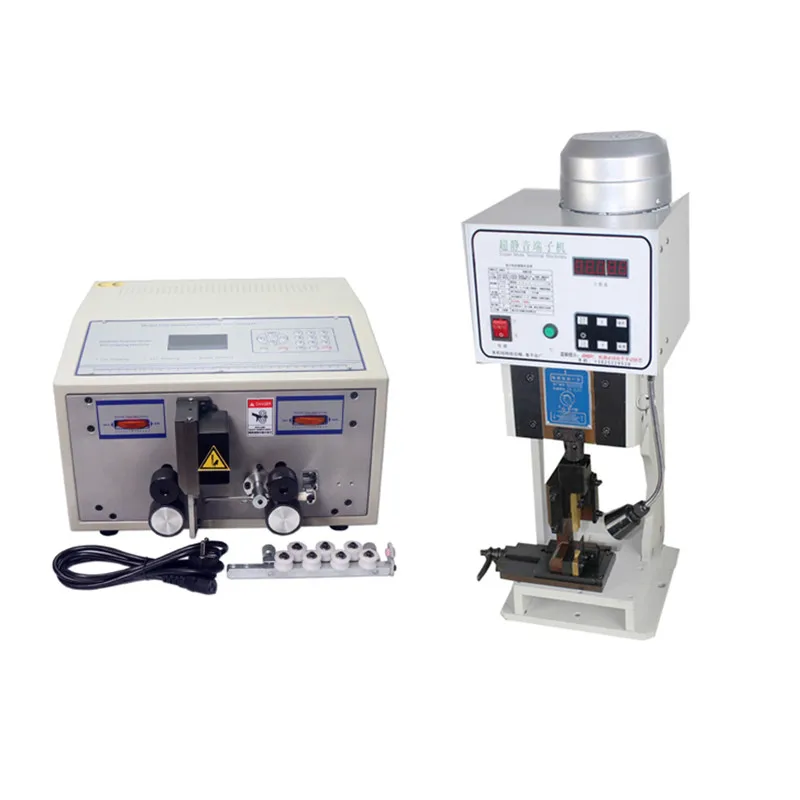  2pcs/lot High-speed terminal crimping machine Peeling Striping Cutting Machine for Computer wire