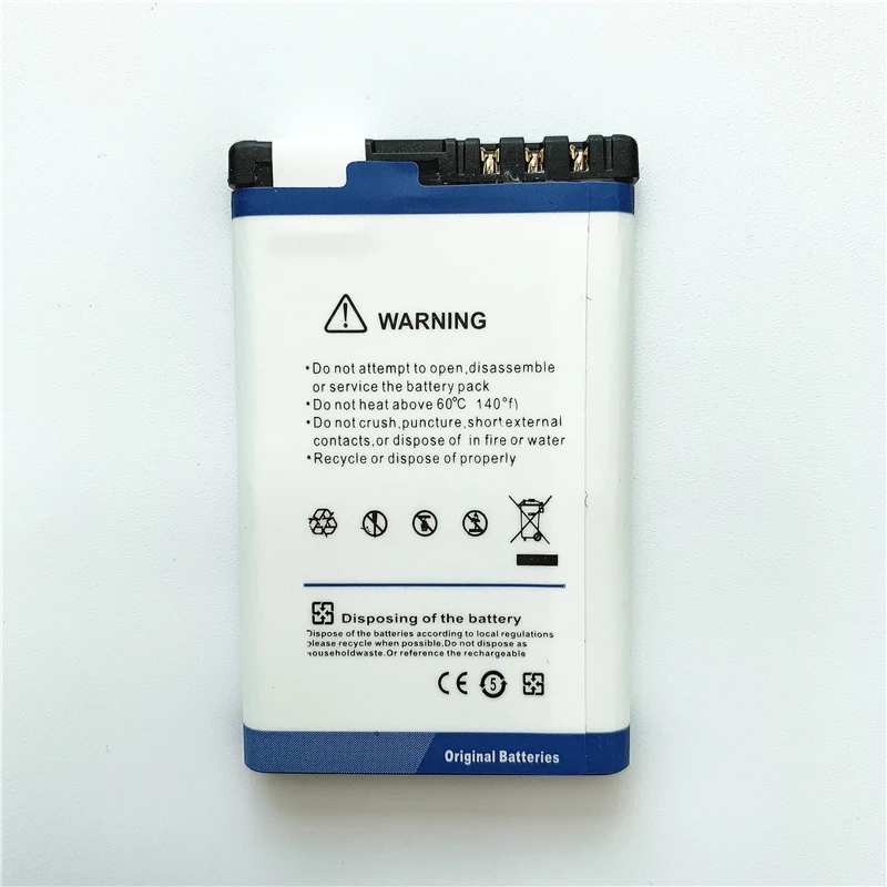 Аккумулятор LOSONCOER для Nokia 3400 100% оригинальный аккумулятор 5220 ма/ч 6730 6330 C5 6303i с
